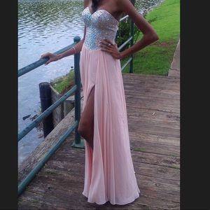 Light Pink Homecoming/Prom Dress
